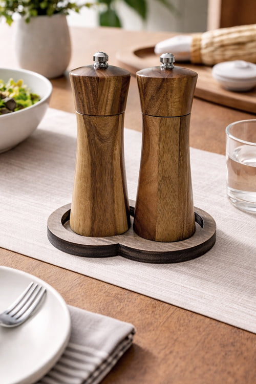 Bakke til salt- og peberkværn