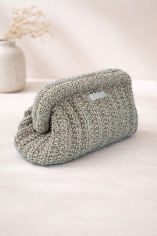 Strikket taske - håndlavet