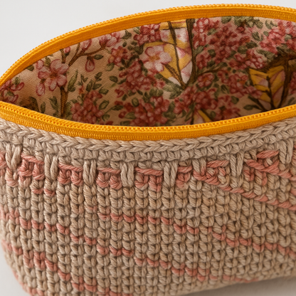 Kosmetikpung - håndlavet