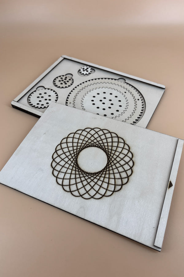 Spirograph i træ
