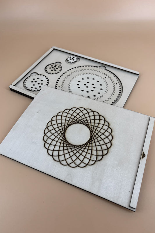 Spirograph i træ